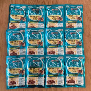 ネスレ(Nestle)のピュリナワンキャット　パウチ50g×12(ペットフード)