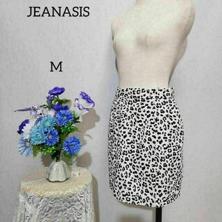 ジーナシス(JEANASIS)のJEANASIS　極上美品　膝丈スカート　Mサイズ　豹柄系(ひざ丈スカート)
