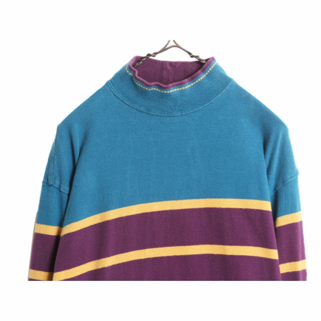 90s USA製 ランズエンド ボーダー 長袖 Tシャツ レディース L 90s USA製 ランズエンド ボーダー 長袖 Tシャツ レディース L