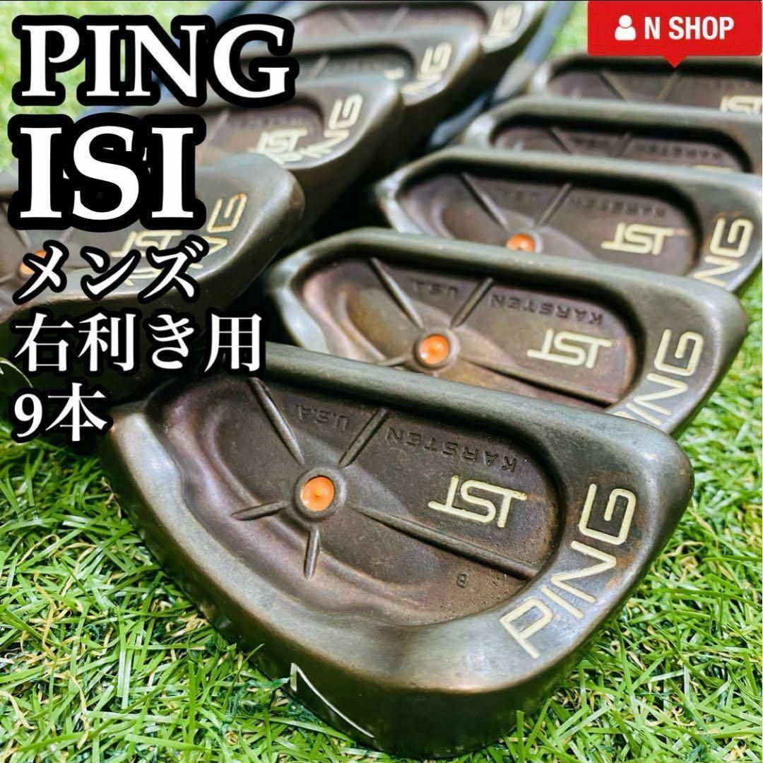 【激レア】希少品 ピン ISI ベリリウムカッパー メンズアイアンセット 9本 スポーツ/アウトドアのゴルフ(クラブ)の商品写真