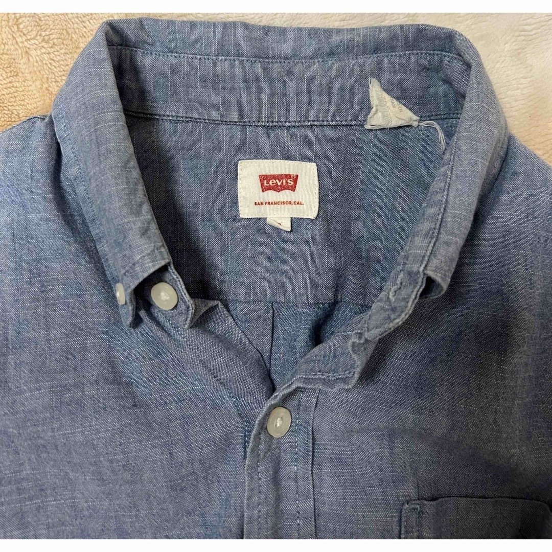 Levi's(リーバイス)のLEVI'S リーバイス メンズ 長袖ボタンダウンシャツ コットン100% S メンズのトップス(シャツ)の商品写真