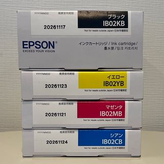 EPSON 純正インクカートリッジ IB02シリーズ 4色セット