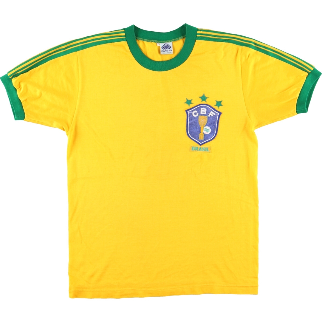 古着 80~90年代 CAMPEA CBF ブラジルサッカー連盟 サッカーユニフォーム ゲームシャツ ヴィンテージ /eaa436104 メンズのトップス(Tシャツ/カットソー(半袖/袖なし))の商品写真