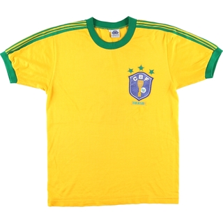 古着 80~90年代 CAMPEA CBF ブラジルサッカー連盟 サッカーユニフォーム ゲームシャツ ヴィンテージ /eaa436104(Tシャツ/カットソー(半袖/袖なし))