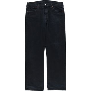 リーバイス(Levi's)の古着 リーバイス Levi's 501 ブラックデニム ストレートデニムパンツ メンズw37 /eaa436429(デニム/ジーンズ)