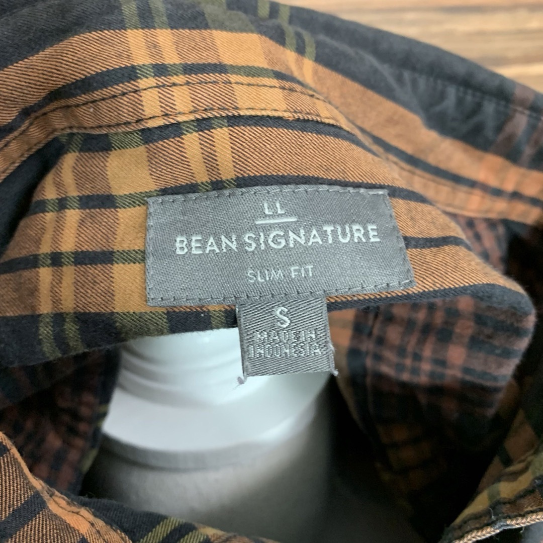 L.L.Bean(エルエルビーン)のエルエルビーン・シグネチャー シャツ S 黒 茶色 緑 チェック 長袖 メンズのトップス(シャツ)の商品写真