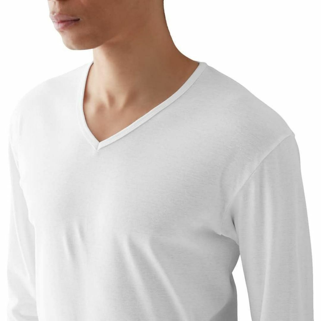 Tシャツ ネクストラ WARMDRY 長袖 YG ブラック　メンズ メンズのジャケット/アウター(ノーカラージャケット)の商品写真