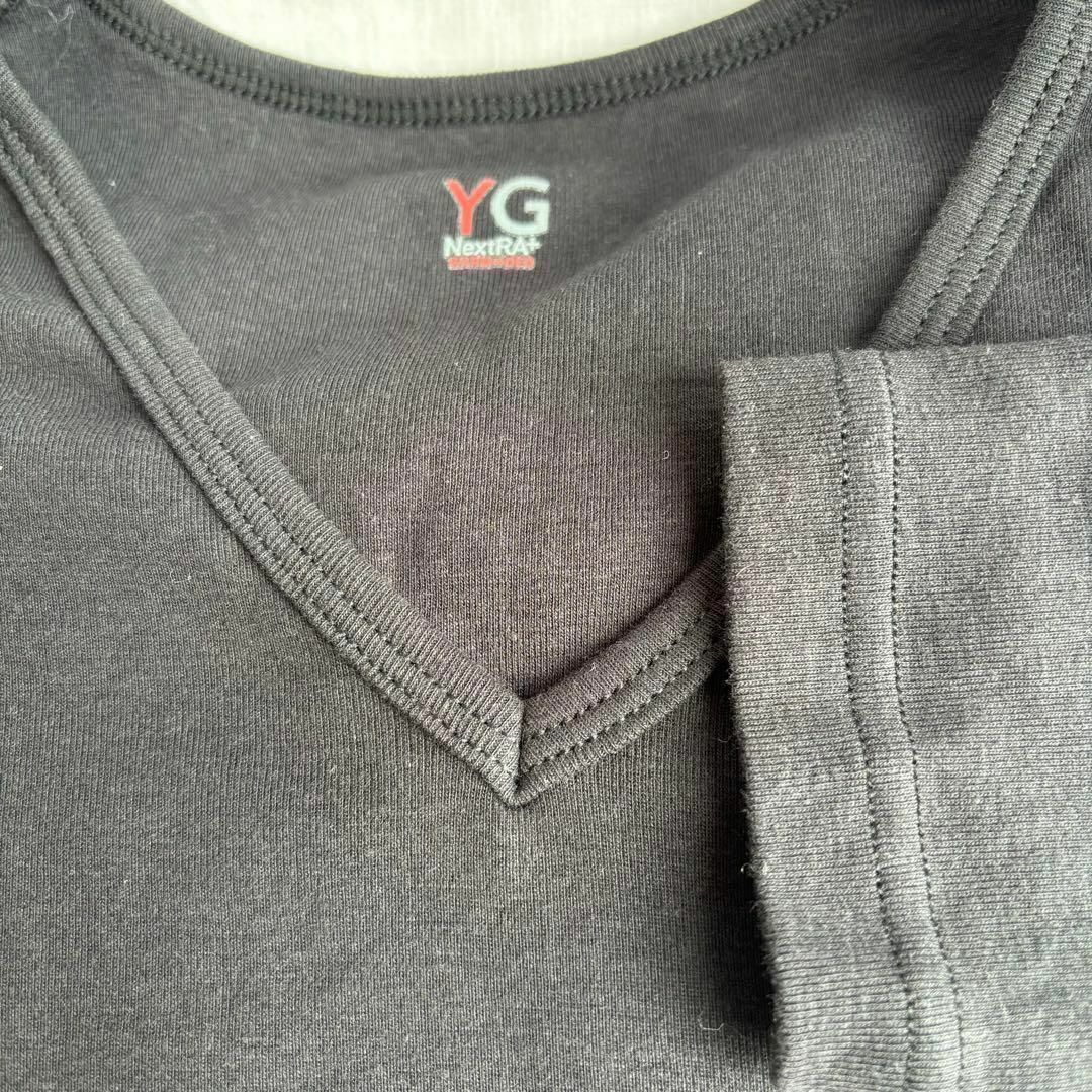 Tシャツ ネクストラ WARMDRY 長袖 YG ブラック　メンズ メンズのジャケット/アウター(ノーカラージャケット)の商品写真