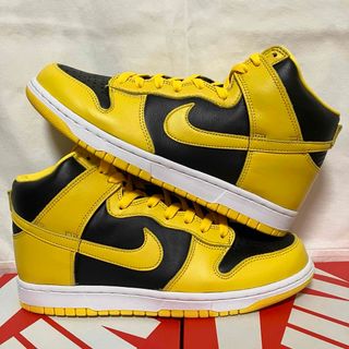 ナイキ(NIKE)のDunk High "Black/Varsity Maize"(スニーカー)