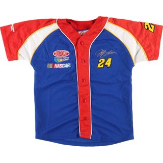 古着 COMPETITORS VIEW NASCAR ナスカー JEFF GORDON ジェフゴードン レーシング メッシュ ゲームシャツ メンズL /eaa436152(Tシャツ/カットソー(半袖/袖なし))