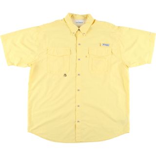 コロンビア(Columbia)の古着 コロンビア Columbia PFG OMNI-SHADE 半袖 ボタンダウン フィッシングシャツ メンズXL /eaa436740(シャツ)