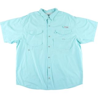 コロンビア(Columbia)の古着 コロンビア Columbia PFG 半袖 フィッシングシャツ メンズXXL /eaa436742(シャツ)