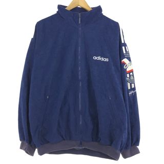 アディダス(adidas)の古着 90年代 アディダス adidas ベロアジャージ トラックジャケット メンズL ヴィンテージ /eaa435661(その他)