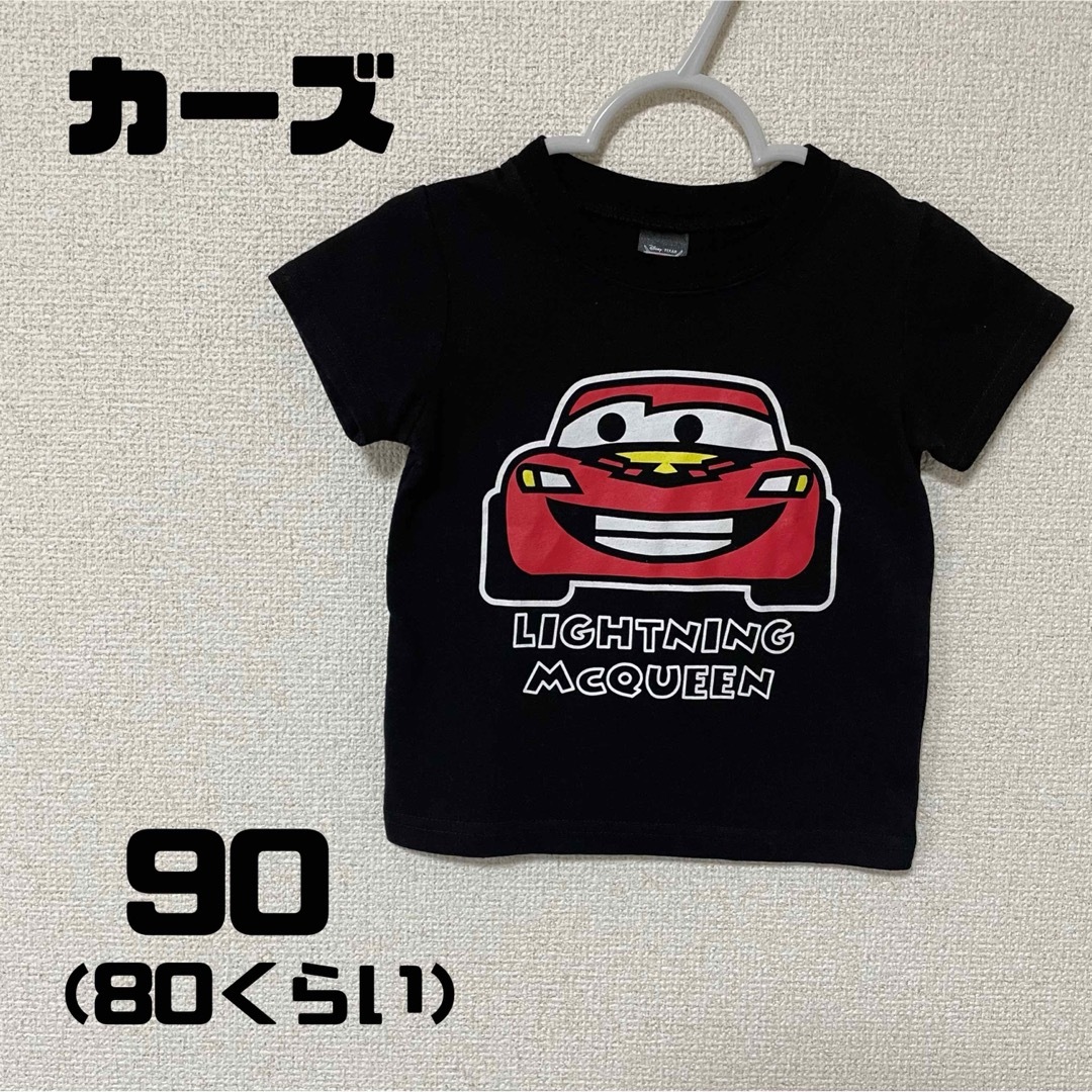 Disney(ディズニー)の◆カーズ◆マックィーン✳︎車✳︎Tシャツ✳︎80〜90サイズ✳︎キッズkids キッズ/ベビー/マタニティのベビー服(~85cm)(Ｔシャツ)の商品写真