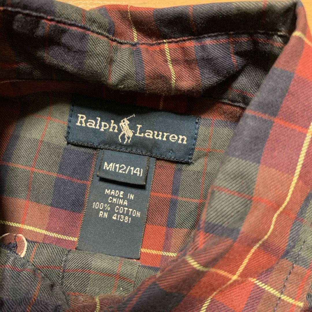 Ralph Lauren(ラルフローレン)のラルフローレン　長袖シャツ　チェック　Mサイズ　レディース　M(12/14) レディースのトップス(シャツ/ブラウス(長袖/七分))の商品写真