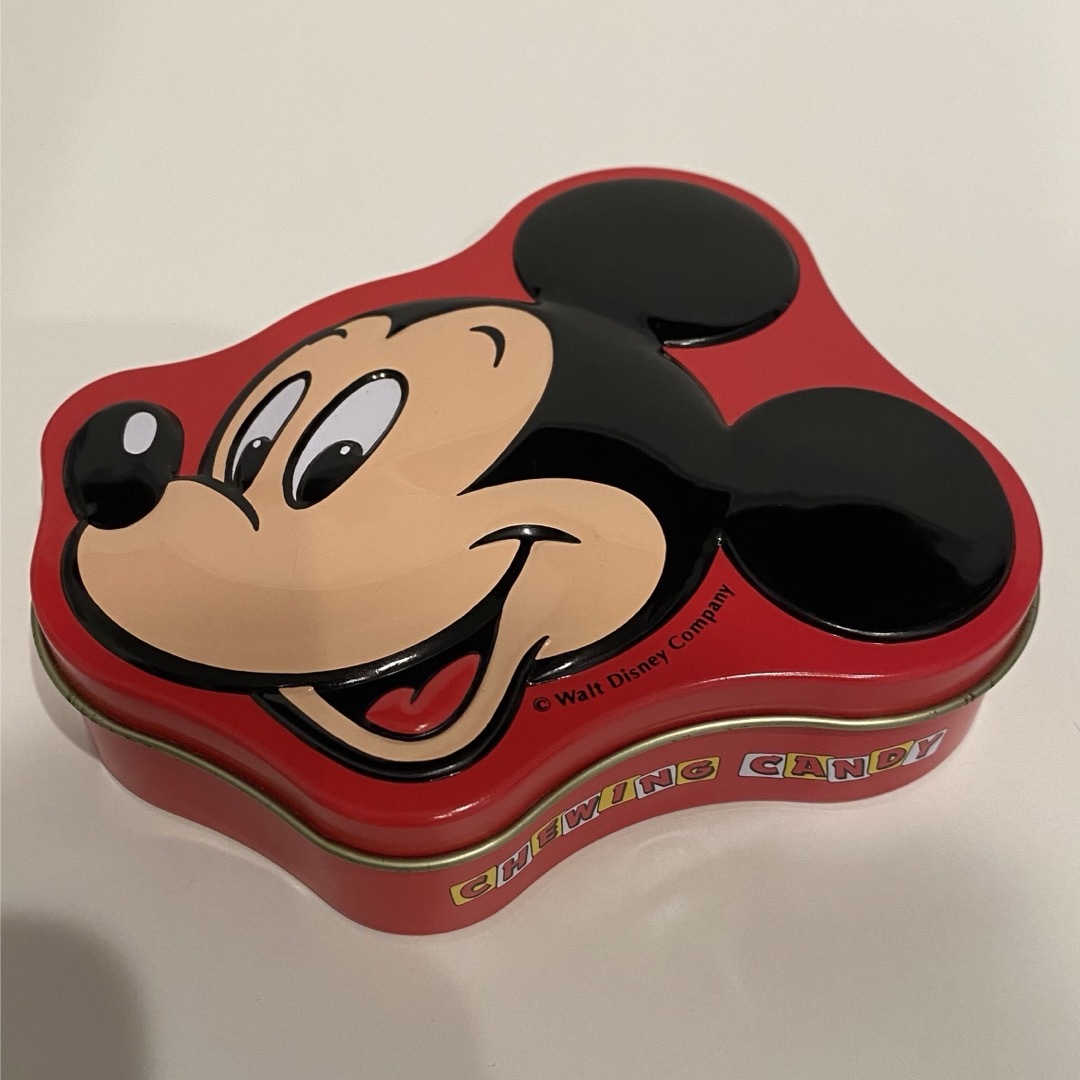 Disney(ディズニー)のディズニー　ミッキー　缶ケース　レトロ エンタメ/ホビーのおもちゃ/ぬいぐるみ(キャラクターグッズ)の商品写真