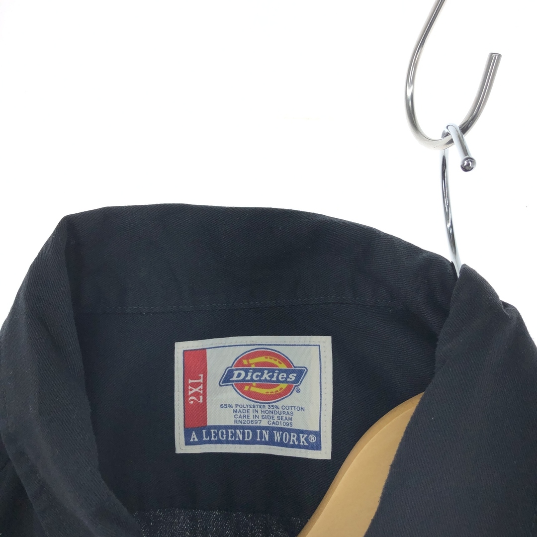 Dickies(ディッキーズ)の古着 ディッキーズ Dickies 半袖 ワークシャツ メンズXXL /eaa436615 メンズのトップス(シャツ)の商品写真