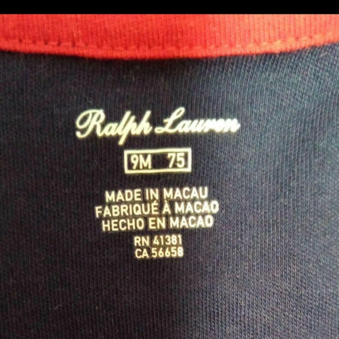 Ralph Lauren(ラルフローレン)のラルフローレン　ロンパース　カバーオール キッズ/ベビー/マタニティのベビー服(~85cm)(カバーオール)の商品写真