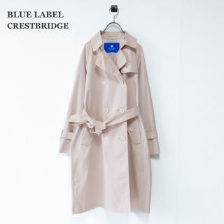 ブルーレーベルクレストブリッジ(BLUE LABEL CRESTBRIDGE)の【BLUE LABEL CRESTBRIDGE】トレンチコート　ピンク　38(トレンチコート)