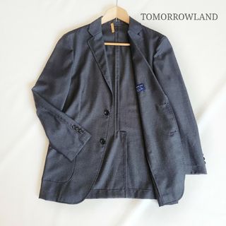 トゥモローランド(TOMORROWLAND)のトゥモローランド ピリグリム テーラードジャケット 背抜き カノニコ 44(S)(テーラードジャケット)