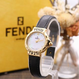 フェンディ(FENDI)の正規品【新品電池】FENDI 430L/動作良好 人気モデル ホワイトシェル(腕時計)