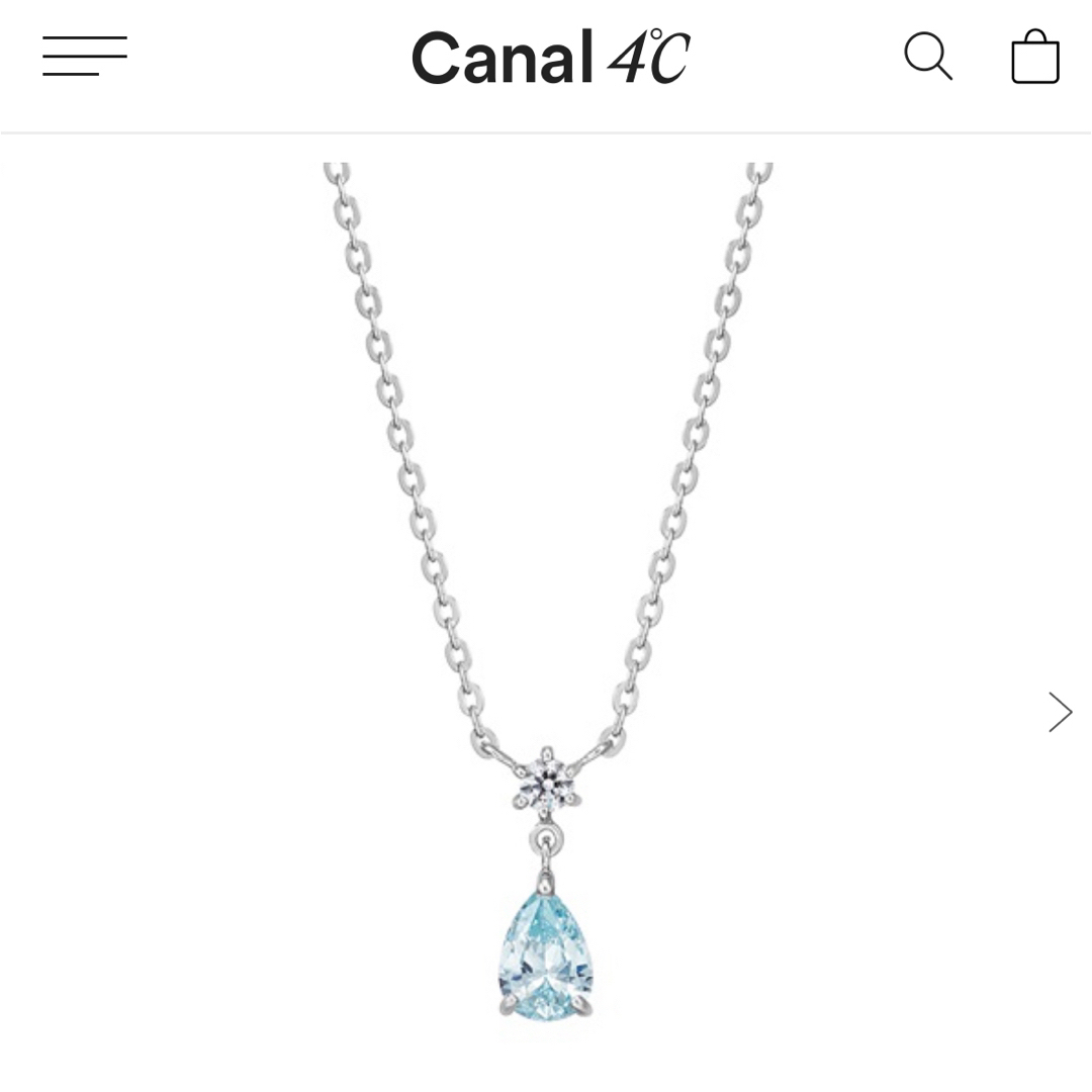 canal４℃(カナルヨンドシー)のCanal4℃  ネックレス【テディ様】 レディースのアクセサリー(ネックレス)の商品写真