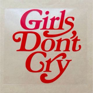 ガールズドントクライ(Girls Don't Cry)のGirls don't Cry ガールズドントクライ ステッカー◆赤グロス◆(その他)