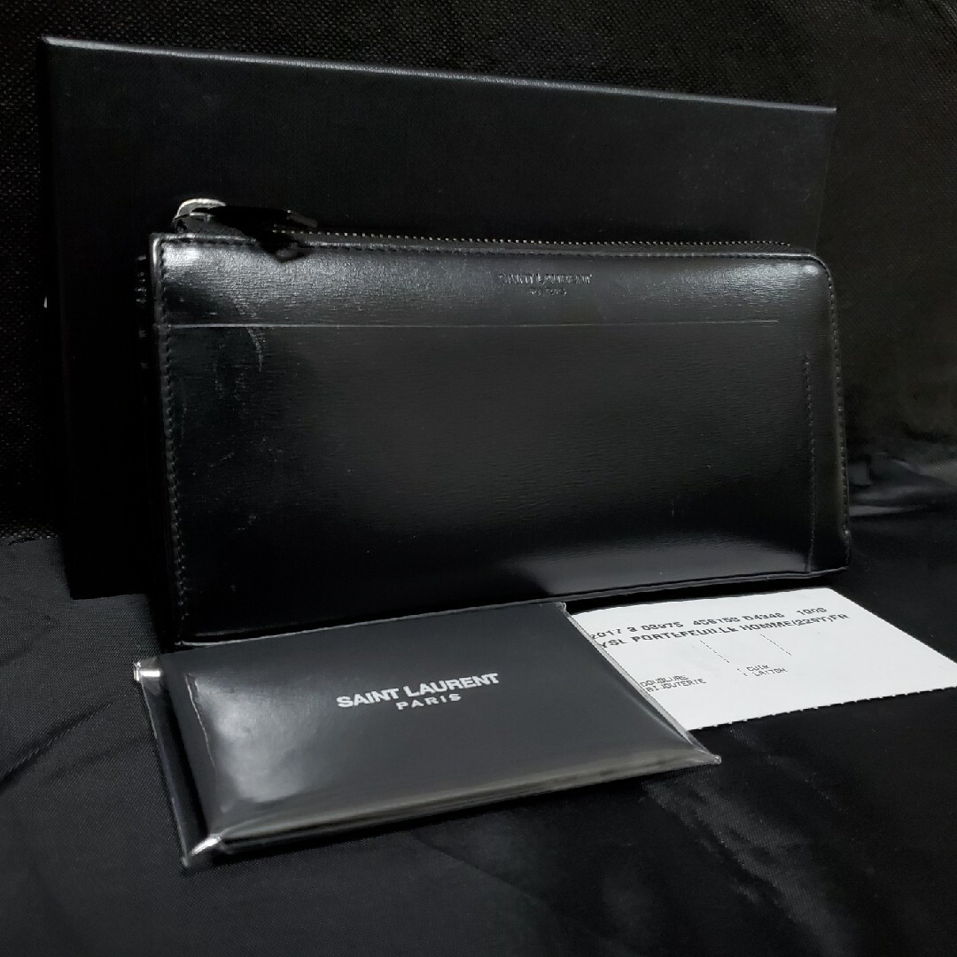 Saint Laurent(サンローラン)のSAINT LAURENT PARIS サンローランパリ L型 イヴサンローラン メンズのファッション小物(長財布)の商品写真