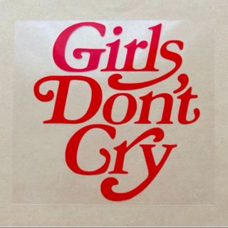 ガールズドントクライ(Girls Don't Cry)のGirls don't Cry ガールズドントクライ ステッカー◆赤マット◆(その他)