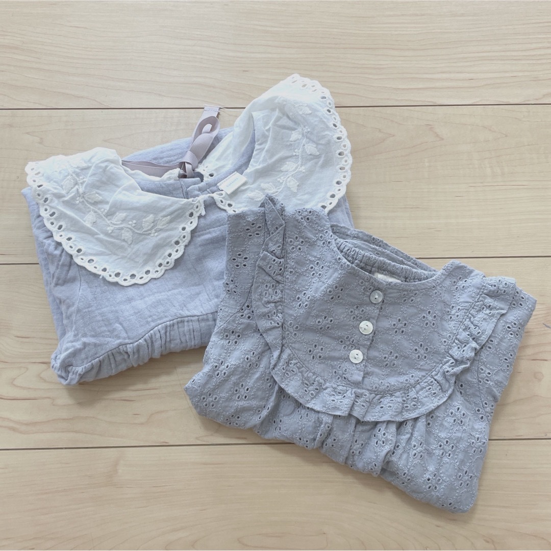 tete a tete(テータテート)のtete a tete ブラウス　Cottoli ワンピース　バースデイ　女の子 キッズ/ベビー/マタニティのキッズ服女の子用(90cm~)(ブラウス)の商品写真