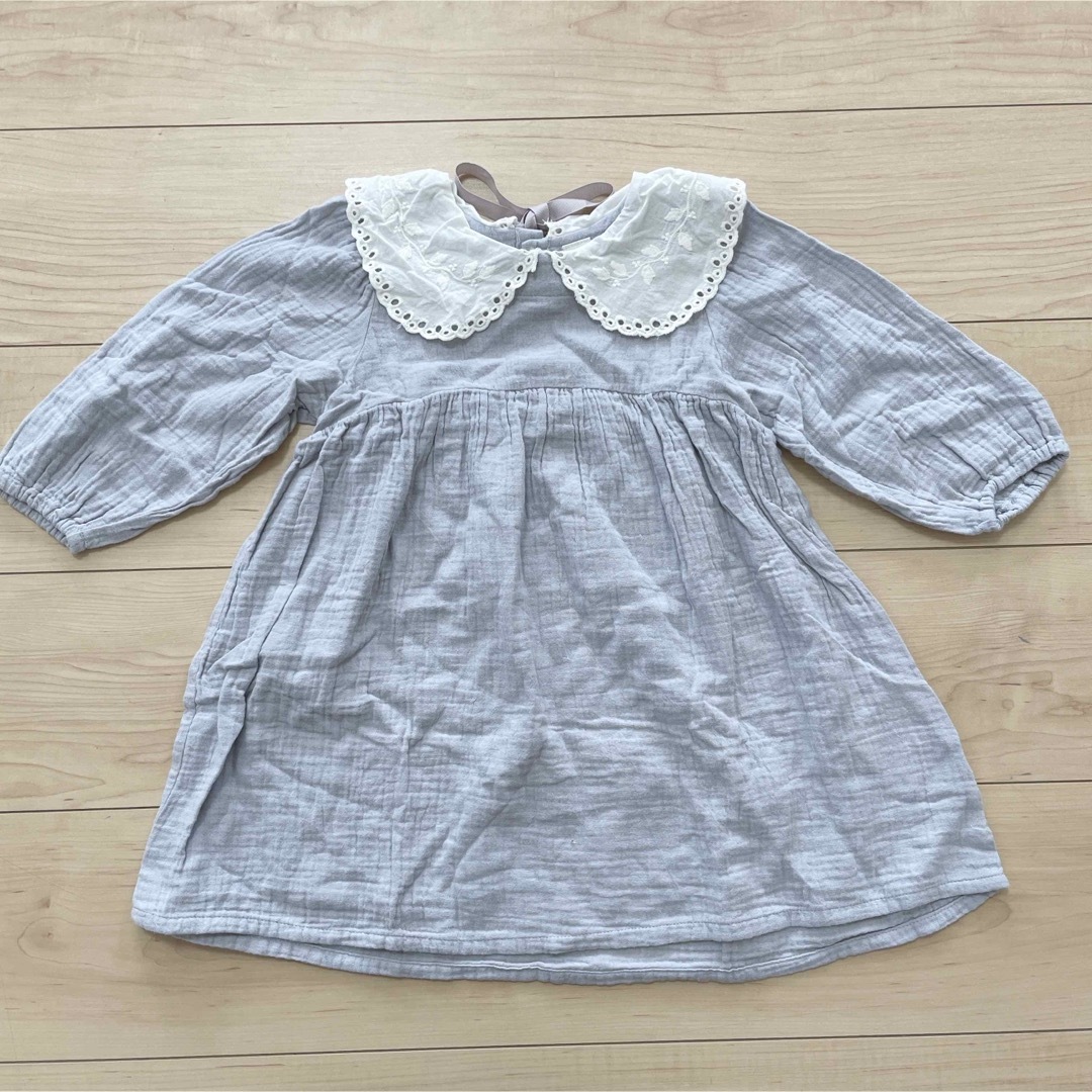 tete a tete(テータテート)のtete a tete ブラウス　Cottoli ワンピース　バースデイ　女の子 キッズ/ベビー/マタニティのキッズ服女の子用(90cm~)(ブラウス)の商品写真