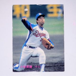 中日ドラゴンズ - カルビー プロ野球チップス 小松辰雄 中日ドラゴンズ カード レトロ