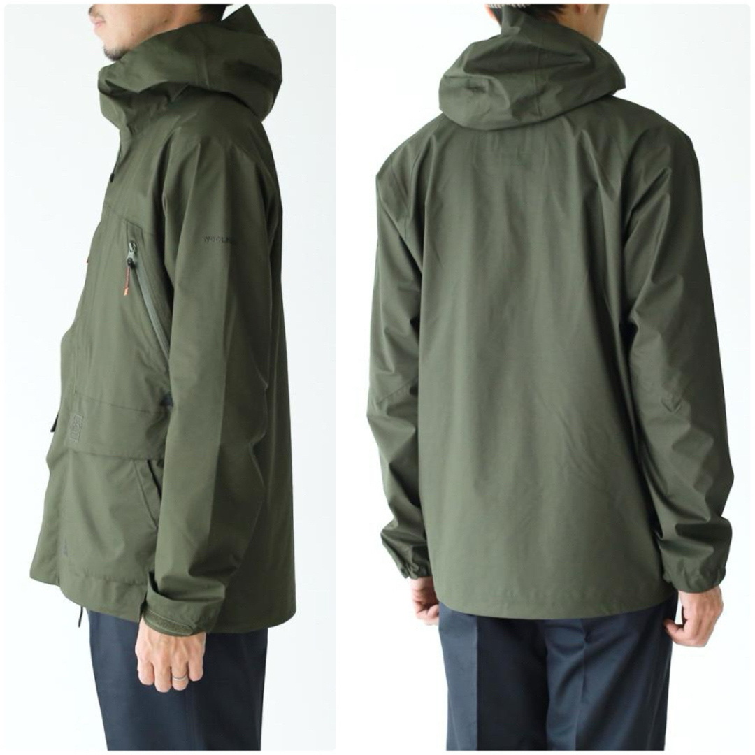 WOOLRICH(ウールリッチ)の新品WOOLRICH フード付き ジップアップブルゾン　WJOU0027 黒　M メンズのジャケット/アウター(ブルゾン)の商品写真