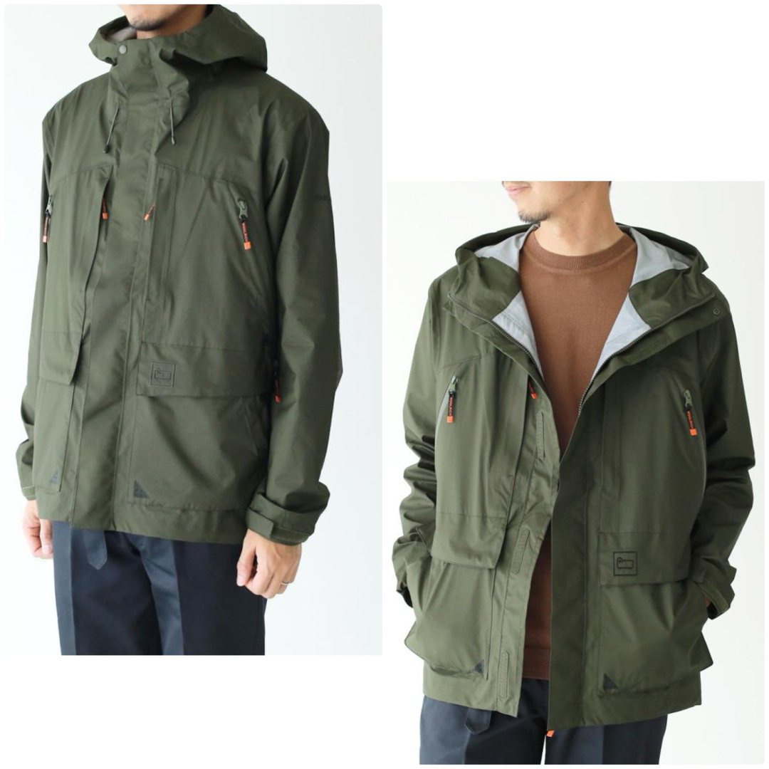 WOOLRICH(ウールリッチ)の新品WOOLRICH フード付き ジップアップブルゾン　WJOU0027 黒　M メンズのジャケット/アウター(ブルゾン)の商品写真