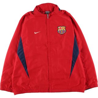 ナイキ(NIKE)の古着 00年代 ナイキ NIKE FCバルセロナ ウインドブレーカー メンズL /eaa435649(ナイロンジャケット)