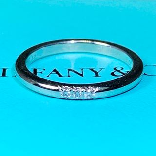 ティファニー(Tiffany & Co.)のティファニー　ウェディング　バンドリング　プラチナ　ダイヤモンドリング(リング(指輪))