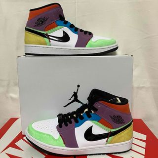 ジョーダン(Jordan Brand（NIKE）)のWMNS Air Jordan 1 Mid "Multi Color"(スニーカー)