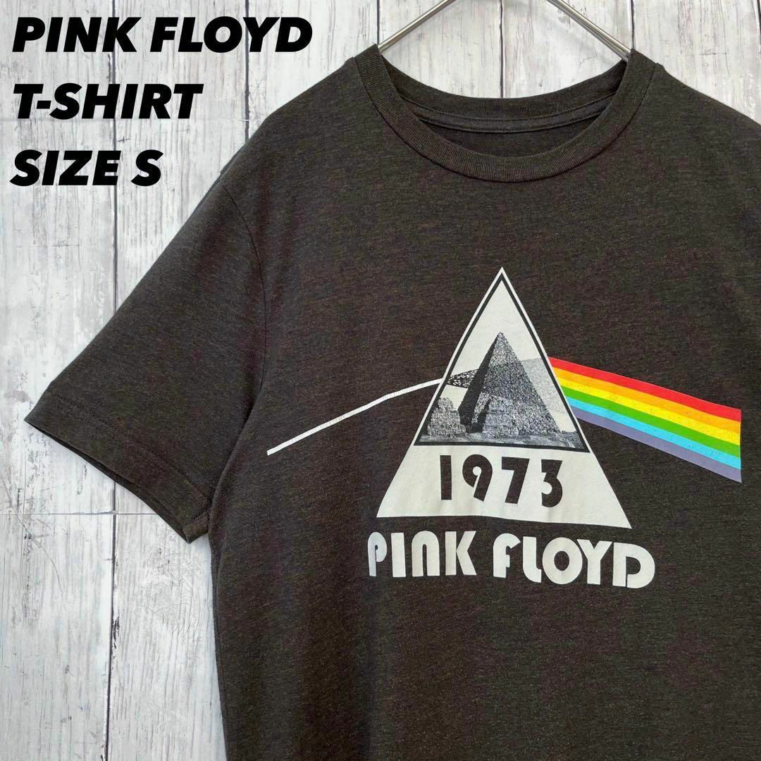 MUSIC TEE(ミュージックティー)のロックバンドTシャツ古着　PINK FLOYDピンクフロイド　サイズS ブラウン メンズのトップス(Tシャツ/カットソー(半袖/袖なし))の商品写真