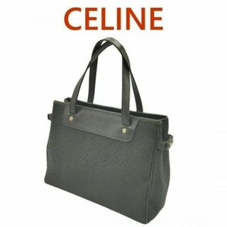 セリーヌ(celine)のCELINE セリーヌ Cマカダム キャンバス×レザー ハンドバッグ  4041(ハンドバッグ)