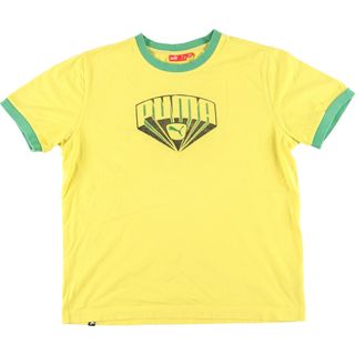 プーマ(PUMA)の古着 プーマ PUMA リンガーTシャツ メンズM /eaa436103(Tシャツ/カットソー(半袖/袖なし))