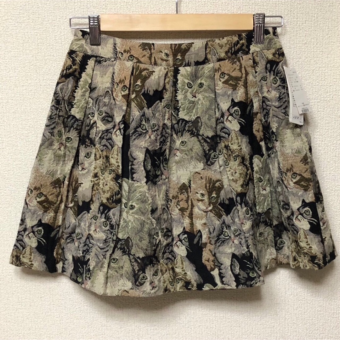 axes femme POETIQUE(アクシーズファムポエティック)のaxes femmeポエティック　猫ゴブラン　ビスチェ&ミニスカート① M 新品 レディースのワンピース(ミニワンピース)の商品写真