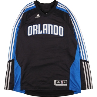 アディダス(adidas)の古着 アディダス adidas NBA ORLANDO MAGIC オーランドマジック Vネック ゲームシャツ メンズXL /eaa433399(Tシャツ/カットソー(半袖/袖なし))