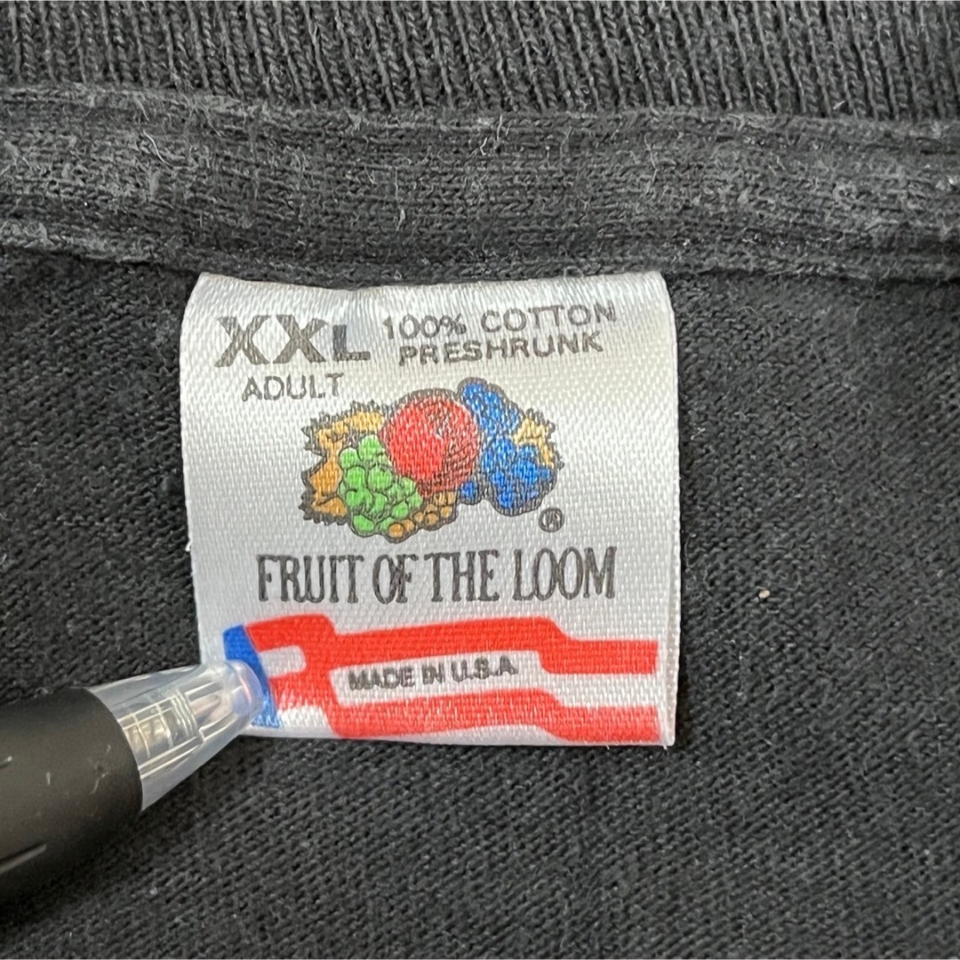 FRUIT OF THE LOOM(フルーツオブザルーム)のフルーツオブザルーム】USA製90ｓ　半袖Tシャツ アニマル　ウマ黒ビンテージＧ メンズのトップス(Tシャツ/カットソー(半袖/袖なし))の商品写真