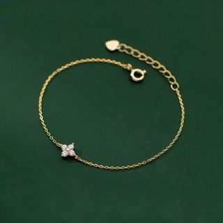 ✧︎*。18kgp zirconia bracelet✧︎*。残り一点(ブレスレット/バングル)