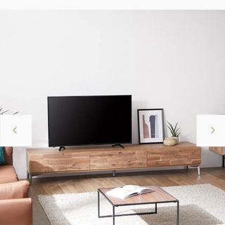 IKEA - 極美品　LOWYA 日本製 アカシア 無垢材 テレビボード