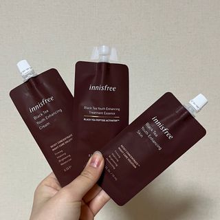 イニスフリー(Innisfree)のイニスフリー　ブラックティー　ユーススキン　トリートメントエッセンス　クリーム(サンプル/トライアルキット)