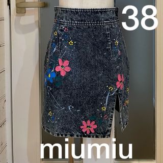 ミュウミュウ デニムスカート ミニスカートの通販 21点 | miumiuの ミュウミュウ デニムスカート ミニスカートの通販 21点 | miumiuの