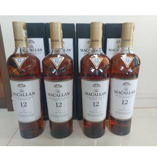 マッカラン(マッカラン)のマッカラン12年 シェリーオークカスク 新品未開封　箱付き　MACALLAN(ウイスキー)