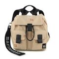 新品 マリメッコ Marimekko リュックサック エム ロゴ EVERYTHING BACKPACK S ブラウン