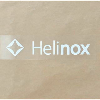 Helinox -  Helinox ヘリノックス ステッカー　　　　◆15㎝◆グロスホワイト◆白◆